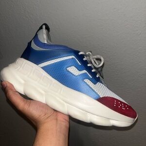 Versace Chain Reaction blue and red
